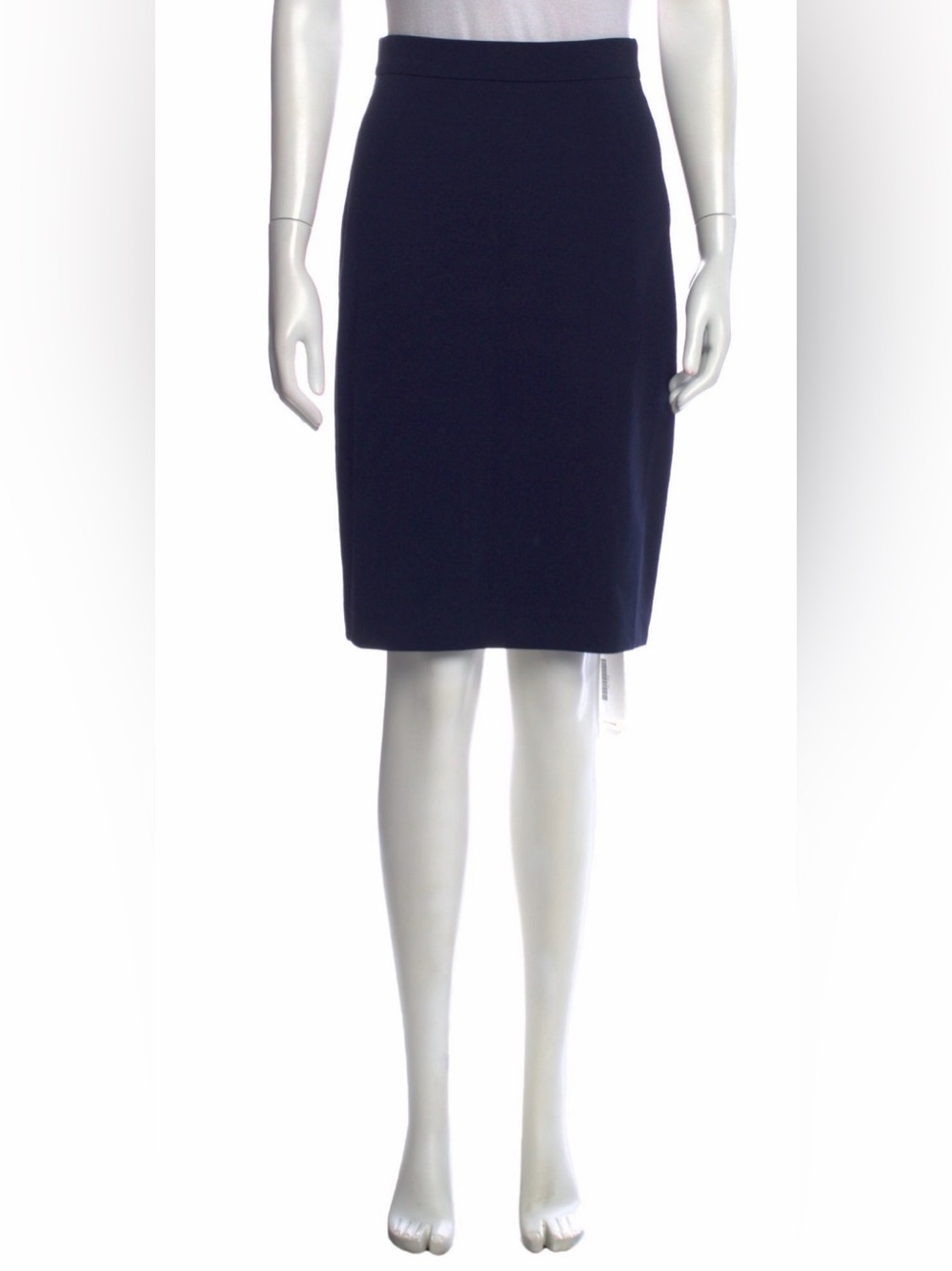 Escada Midnight Navy Pencil Skirt